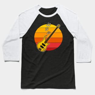 Bass Guitar Summer Festival Bassist Guitarist Musician Baseball T-Shirt